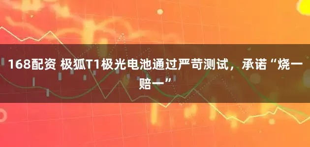 168配资 极狐T1极光电池通过严苛测试，承诺“烧一赔一”